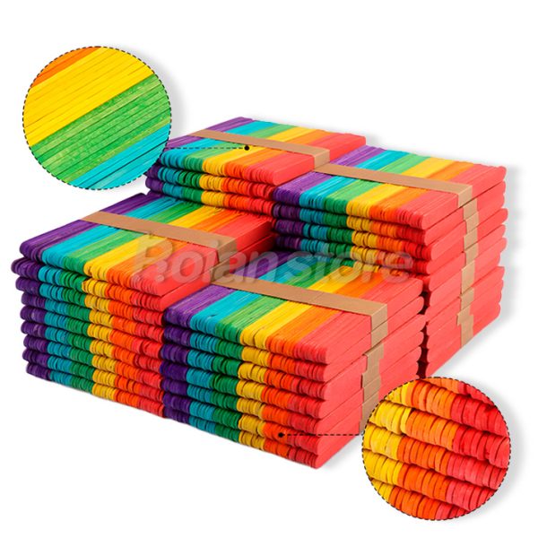 Palos de Helado Colores Surtidos Pack de 1000 Unidades