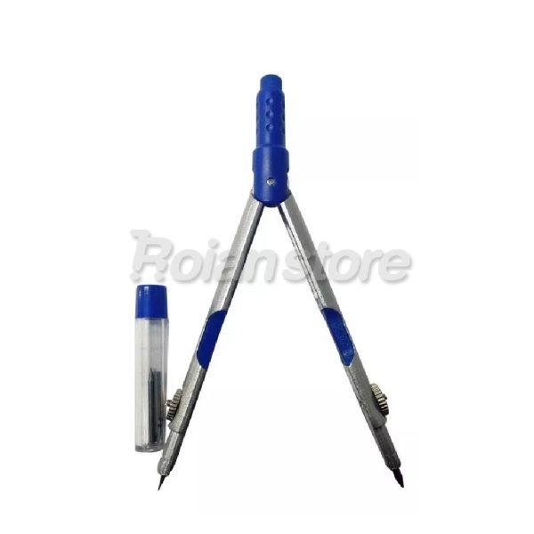 Pack 40 Und Compas Clip Tiralinea Adix Metalico 700 Borrador