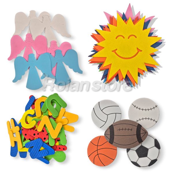Goma Eva Adix Pack Balones Soles Letras Adhesivas Angeles