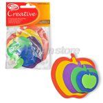 Goma Eva Adix Manzanas de Goma Eva Pack x 90 Sets 6 Colores