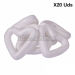Figuras Plumavit Adix Corazones Poliestireno Set 20 Unidades - Imagen 4