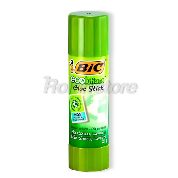 Pegamento Barra Glue Stick Bic Ecolutions Pack 20 Unidades