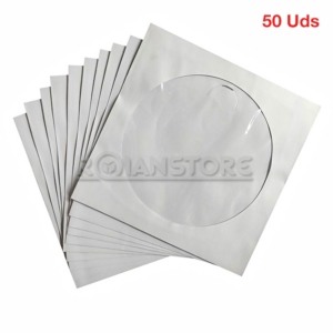 Sobre CD Ventana Bond 24 80gr Pack 50 Unidades 12.5x12.5 cm