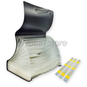 Carpeta Hand Negro Oficio 32 Divisiones Pack 3 unidades