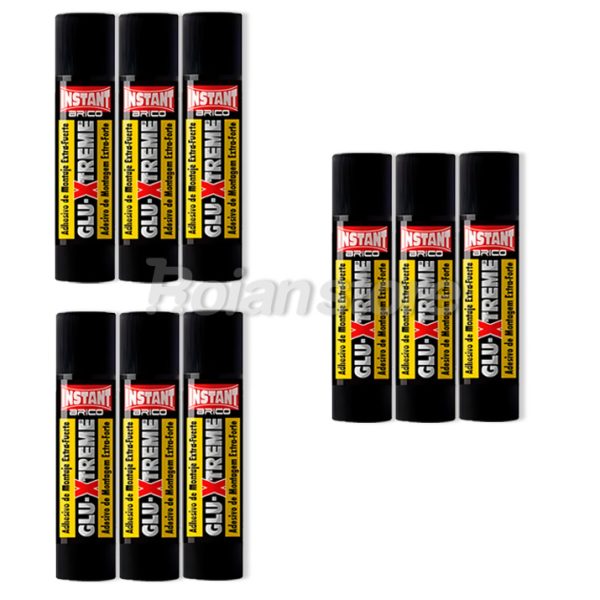 Barra Adhesiva Instant Brico Extra-Fuerte Pack 9 Unidades