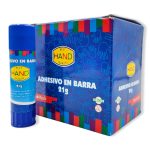 Barra Adhesiva Transparente Hand 21gr Pack 12 Unidades