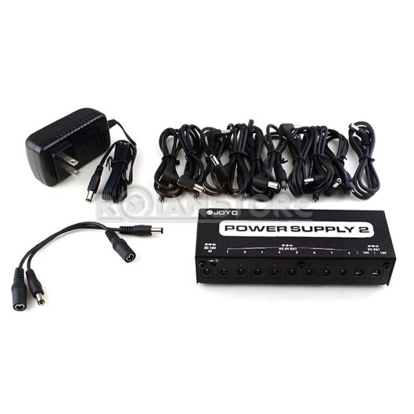 Joyo Power Supply 2 Fuente De Poder de 8/10 Pedales 9-12-18V