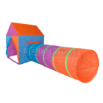 Juego Patio Interior Infantil Dactic Carpa Túnel Plegable