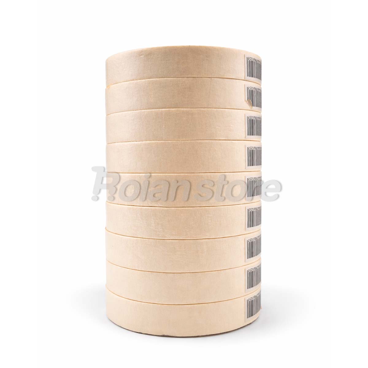 Cinta Enmascarar Masking Tape 9 UNDS 18MM-BEIGE 125MIC 40MT