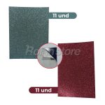 Pack Goma Eva Hand Glitter Adhesiva 66und 20x30cm Colores - Imagen 2