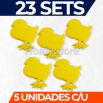 Goma Eva Adix Figuras Pollitos de Goma Eva 1 Pack x 23 Sets - Imagen 2