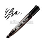 Marcador Permanente Bic Plumon Color Negro Set 12 Und - Imagen 3
