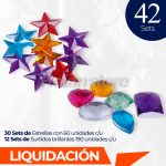 Aplicaciones Brillantes Adix Creative Figuras Estrellas Pack - Imagen 2