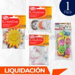 Goma Eva Adix Pack Balones Soles Letras Adhesivas Angeles - Imagen 2