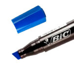 Marcador Permanente Bic Plumon Color Azul Set 12 Und - Imagen 5