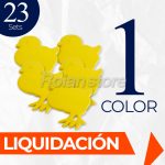 Goma Eva Adix Figuras Pollitos de Goma Eva 1 Pack x 23 Sets - Imagen 3