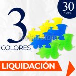 Goma Eva Adix Figuras Locomotoras de Goma Eva Pack x 30 Sets - Imagen 3