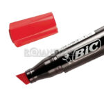 Marcador Permanente Bic Plumon Color Rojo Set 12 Und - Imagen 4