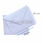 Sobre 1/2 Oficio Bond 24 80gr Pack 50 Unidades 26x20cm - Imagen 18