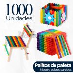 Palos de Helado Colores Surtidos Pack de 1000 Unidades - Imagen 4