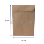 Saco Universal Kraft 70gr Pack 50 Unidades 30x40 cm - Imagen 4