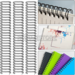 Anillo Metálico Negro 9mm 20 Unidades Capacidad 65 Hojas - Imagen 10