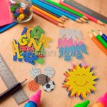 Goma Eva Adix Pack Balones Soles Letras Adhesivas Angeles - Imagen 5