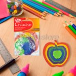 Goma Eva Adix Manzanas de Goma Eva Pack x 90 Sets 6 Colores - Imagen 5