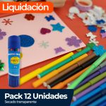 Barra Adhesiva Transparente Hand 21gr Pack 12 Unidades - Imagen 5