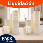 Cinta Adhesiva Cristal Pack 61 unidades 18 mm 30 Mts Hand - Imagen 5
