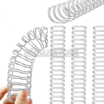 Anillo Metálico Silver 12mm 20 Unidades Capacidad 105 Hojas - Imagen 6