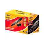 Marcador Permanente Bic Plumon Color Negro Set 12 Und - Imagen 7