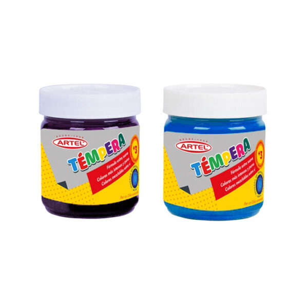 Pack Témpera Artel 6 colores 100ml