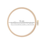 Bastidor Roian Redondo Para Bordar 15 cms - Imagen 7