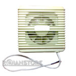 Extractor de Aire 6" Purificador Antihumedad Oficina con Rejilla