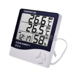 Reloj Higrometro Humedad Termometro Temperatura HTC-2 Sonda - Imagen 7