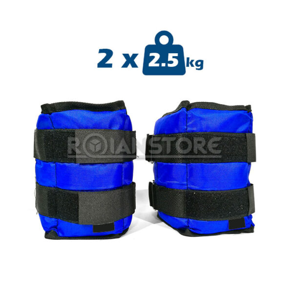 Pesas De Arena Para Muñecas Tobillos o Cintura 5 Kg El Par