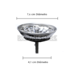 Tapon Metalico Colador Lavaplatos Fregadero - Imagen 28