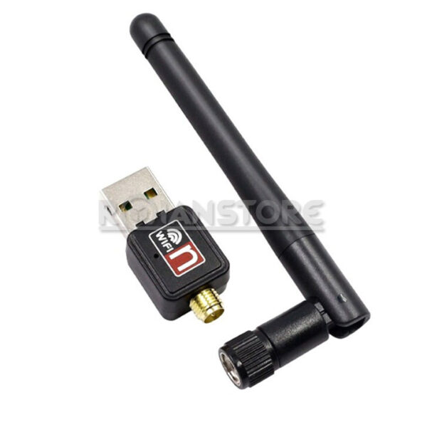 Mini Adaptador Lan Wifi Wireless Usb 2.0 Antena Desmontable