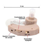 Audífono Amplificador Mejora La Sordera + Estuche - Imagen 7