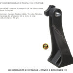 Adaptador Binocular Prismatico Largavista Para Tripode Universal - Imagen 2