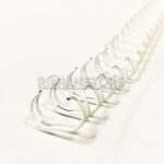 Anillo Metálico Blanco 11mm 20 Unidades Capacidad 85 Hojas - Imagen 3