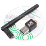 Mini Adaptador Lan Wifi Wireless Usb 2.0 Antena Desmontable - Imagen 3