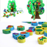 Árbol de Frutas de Madera para Desarrollar Precisión de los Niños - Imagen 9