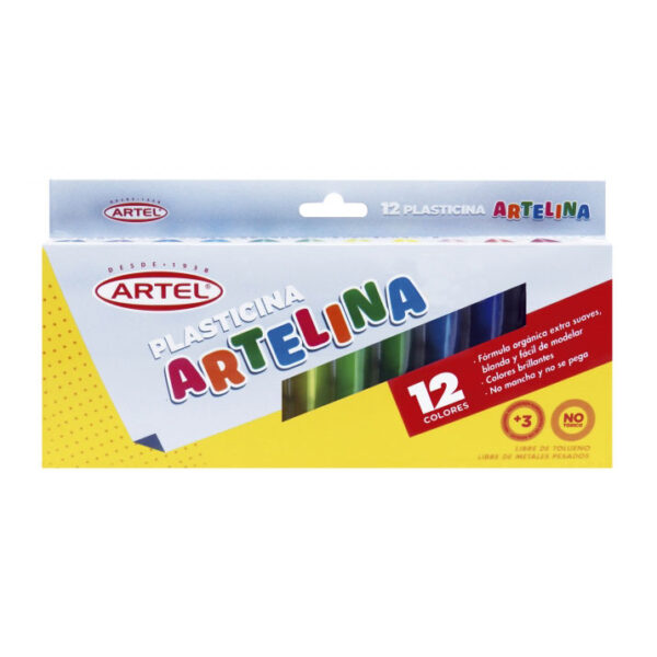 Plastilina Artelina Estuche 12 Colores
