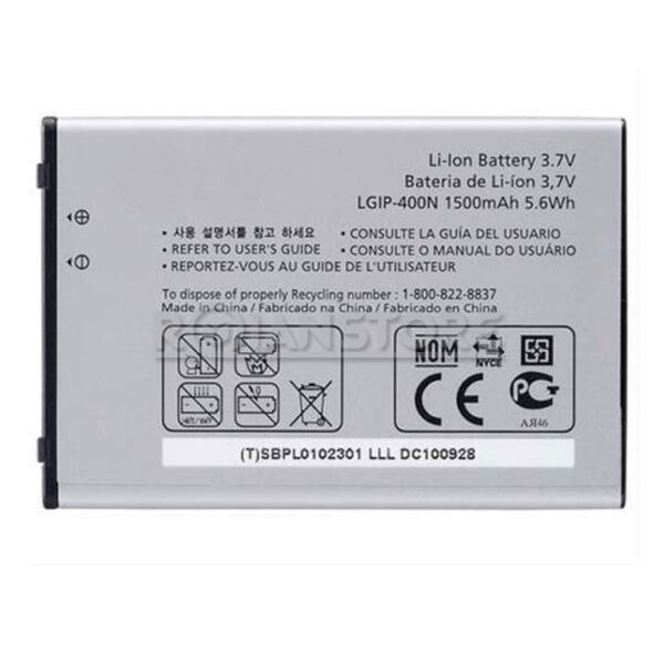 Bateria Alternativa LG Lgip-400n Optimus One P500 1500mah Gw820