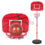 Set De Basketball Incluye Base Aro Pedestal Pelota y Malla - Imagen 7