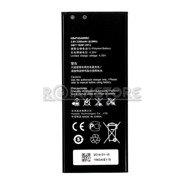 Batería Alternativa Huawei HB4742A0RBC 2300mAh Honor 3C G630 G730