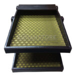 Bandeja de Escritorio Dommo Elegant Doble Ecocuero Burdeo - Imagen 2