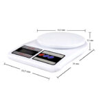 Balanza Digital De Cocina Con Base Plástica 1gr A 7kg - Imagen 2